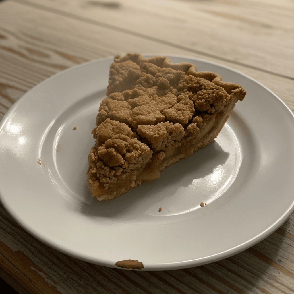 Nana Beth's Warm Apple Pie with Cinnamon Crumble