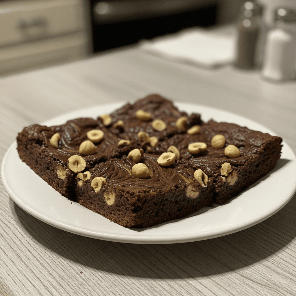 Nana Beth's Chocolate Hazelnut Swirl Brownies