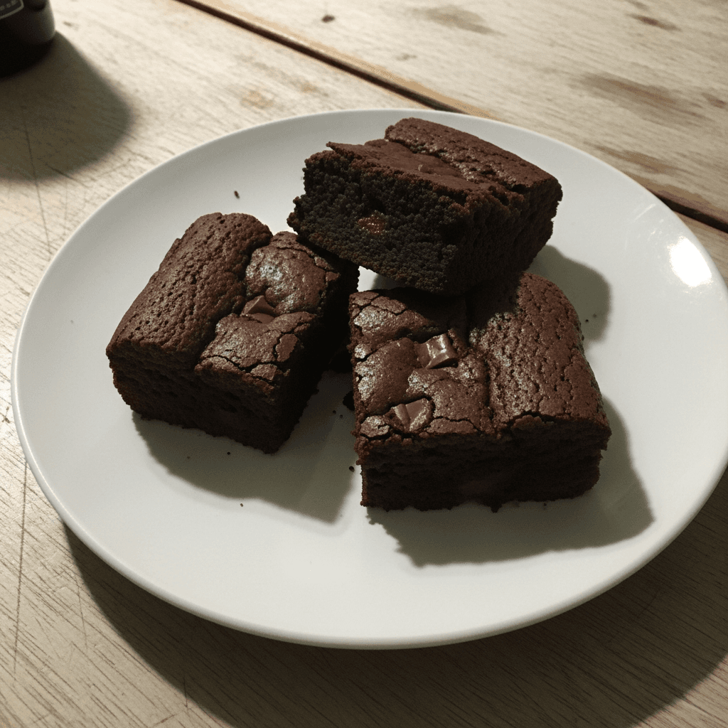 Decadent Double Chocolate Fudge Brownies