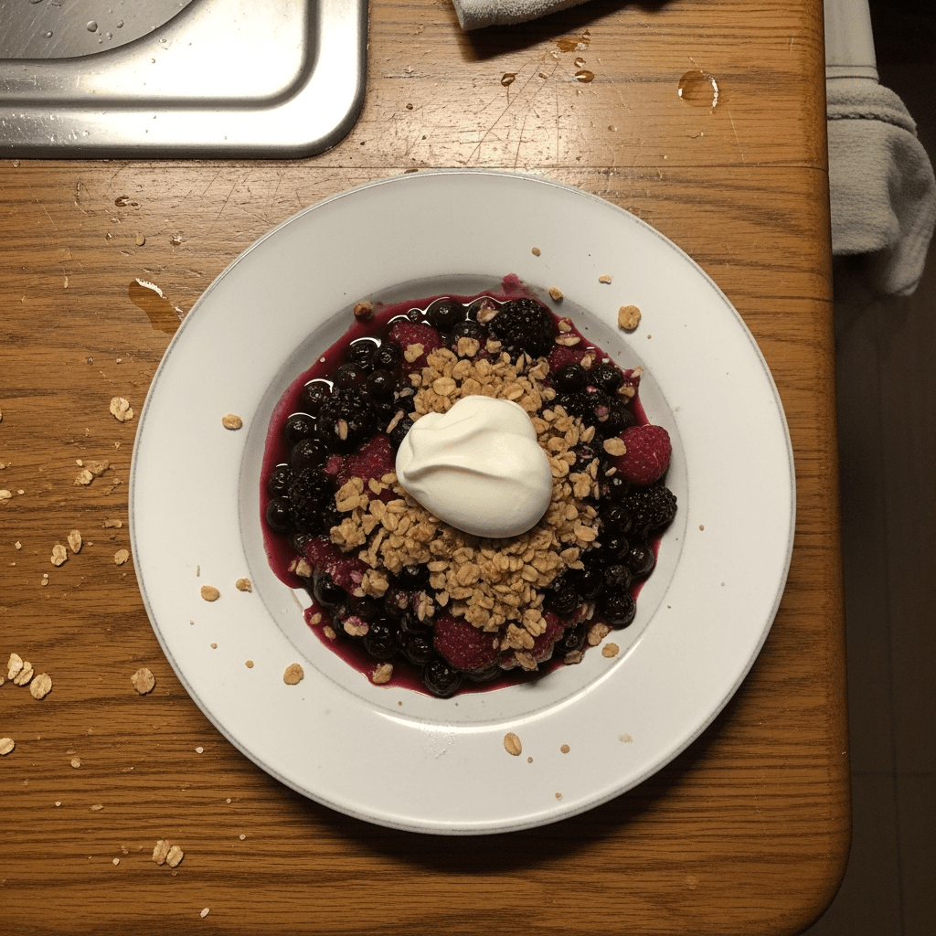 Sunset Berry Crisp