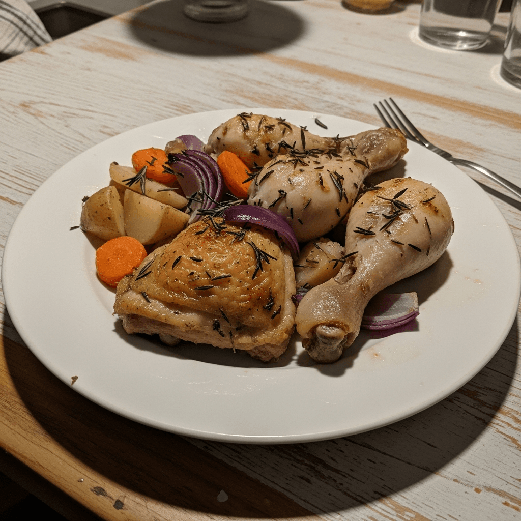 Savory Herb-Roasted Chicken with Vegetables