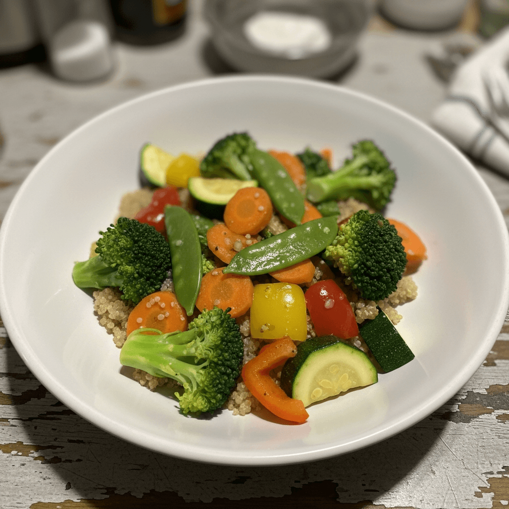 Wholesome Vegetable Stir-Fry with Quinoa
