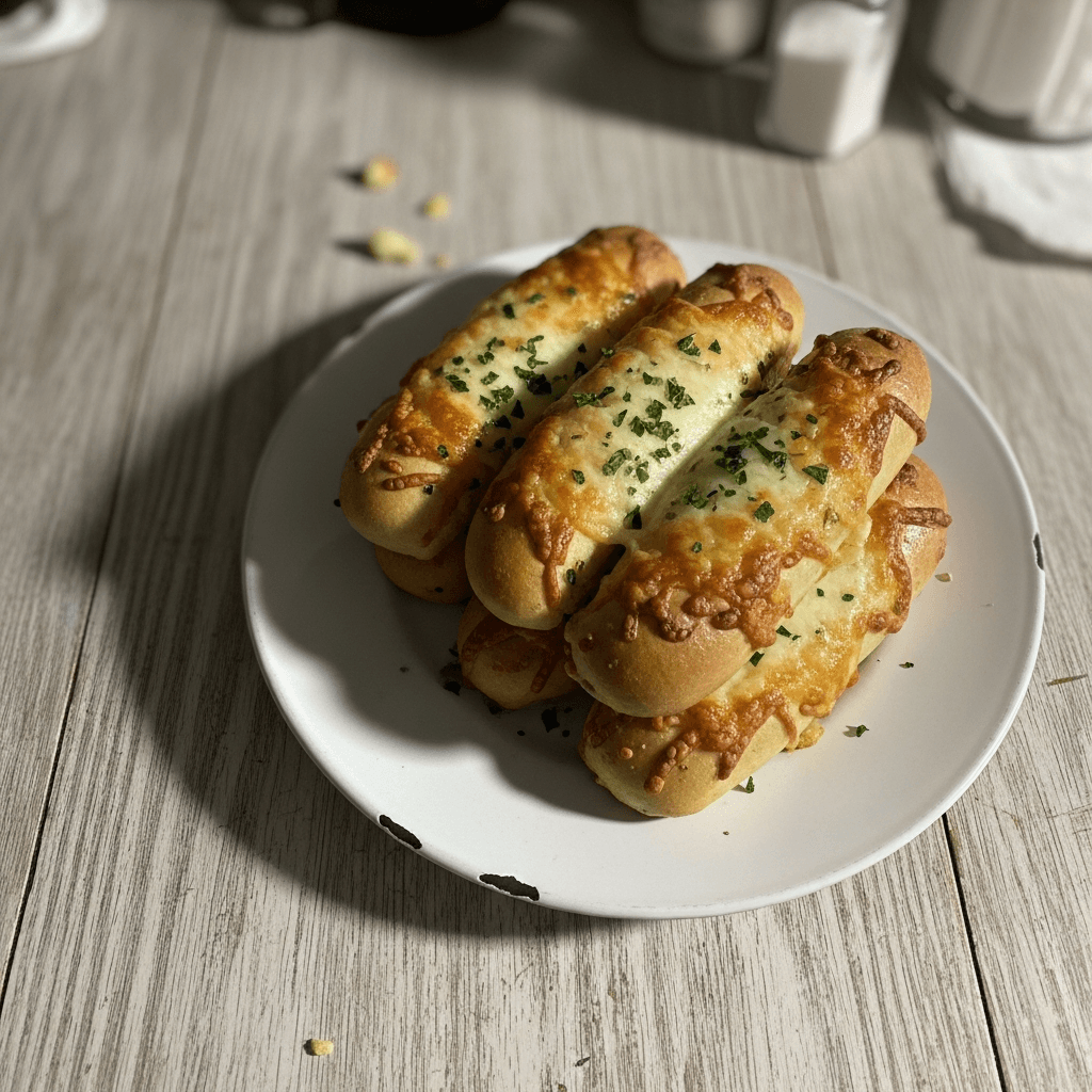 Nana Beth's Cheesy Herb Garlic Breadsticks