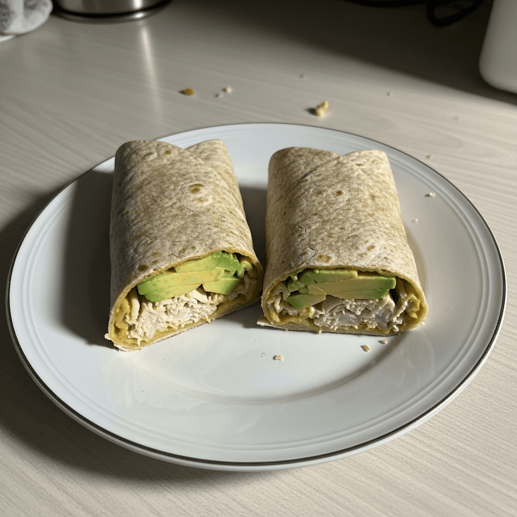 Zesty Chicken and Avocado Wraps
