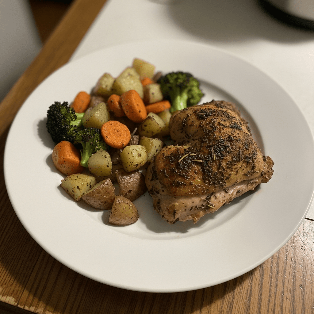 Nana Beth's Savory Herb-Roasted Chicken and Veggies
