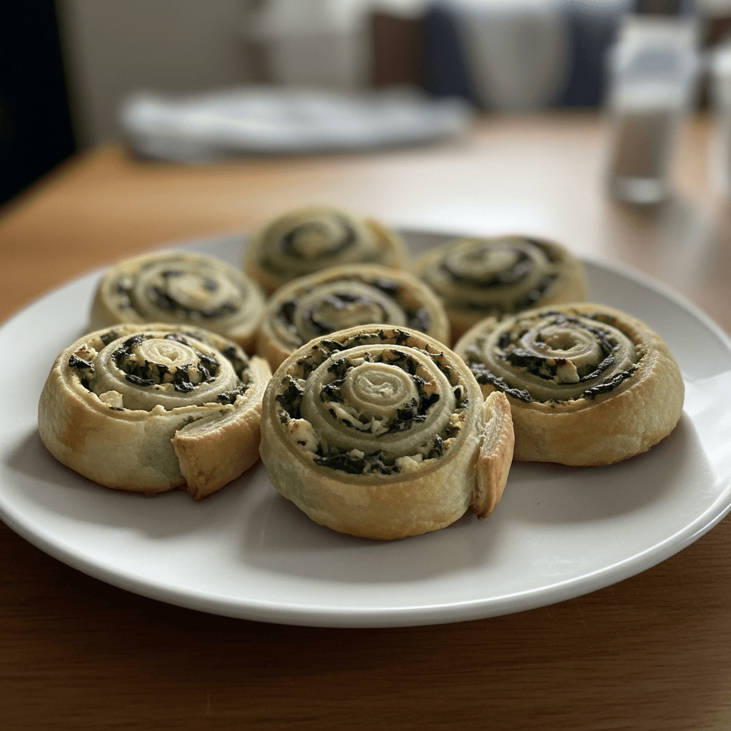 Savory Spinach and Feta Pinwheels